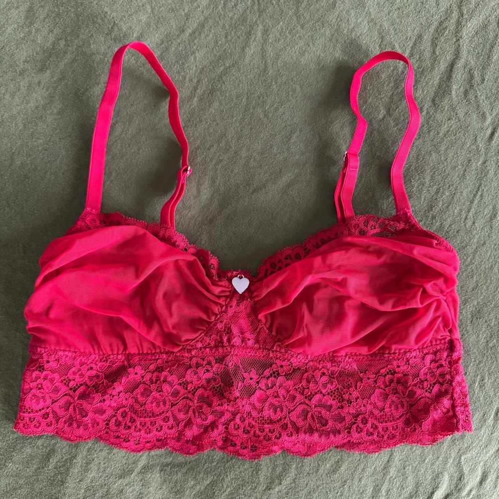 Urban Outfitters Red Bralette
